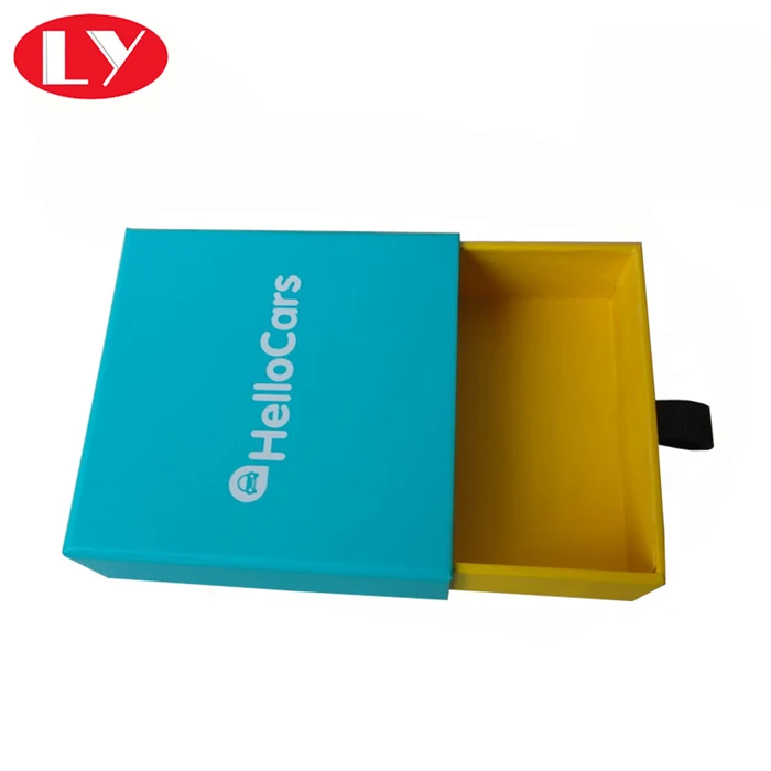 design custom cardboard drawer packing box for belt packaging
