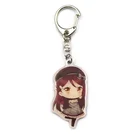 Zhongshan custom made printed photo transparent engraved acrylic keychain for promotion