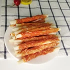 Hot sales Chicken Breast Wrapped Cod Fish Roll Dog Snack