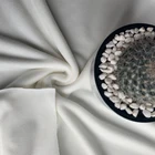 single side 100% polyester warp knitted dyed super and soft fabric for home textiles