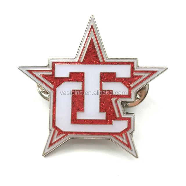 Fashion custom sports club logo American football club enamel pins