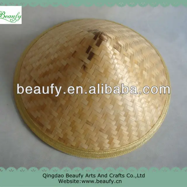 chinese conical bamboo straw hat on sale