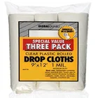 Hotsale 2.7mx3.6 m 15um LDPE HDPE Plastic drop cloth in roll