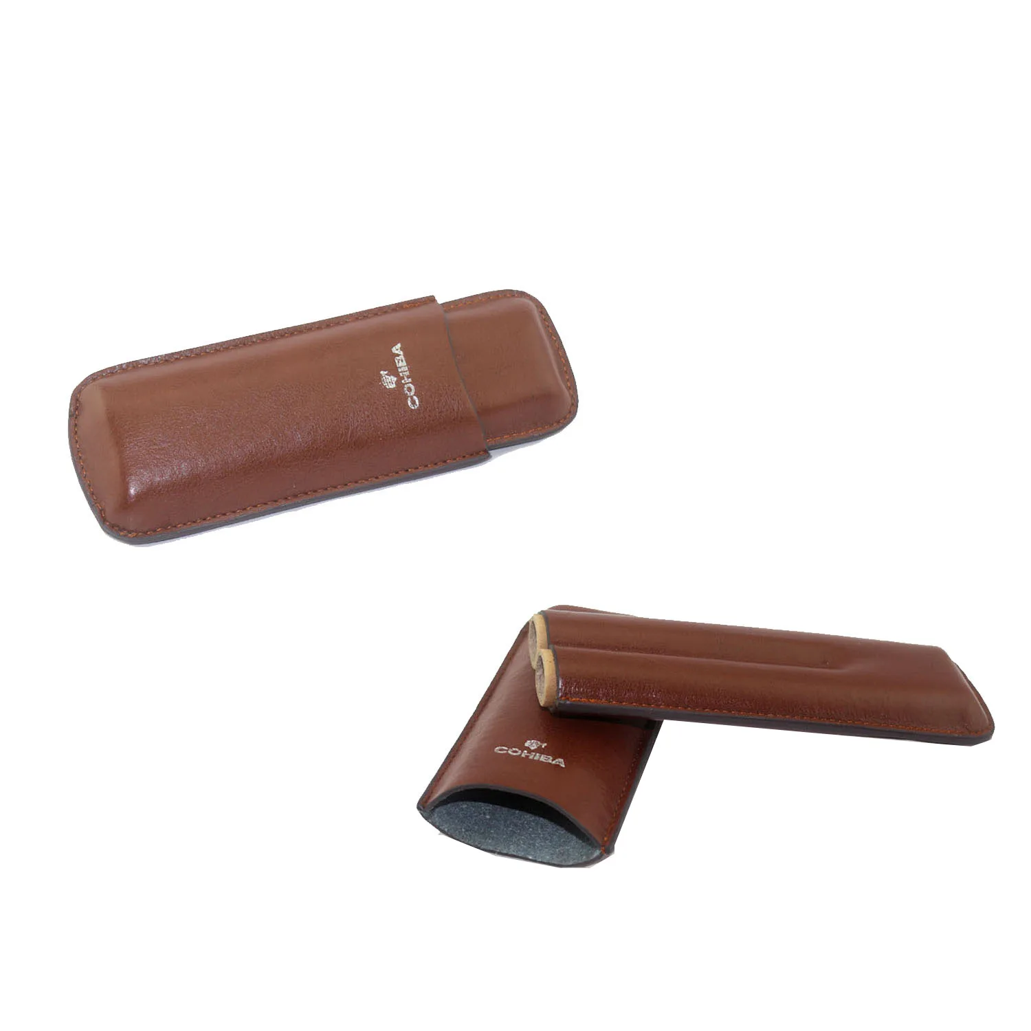 ustom PU Leather Travel Gift Tube Accessories Holder Cigar Case