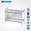 China manufacturer Steel tube metal double bunk beds