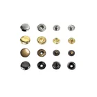 Guanfeng Nickel Free High Quality Round Plating Four Parts Sizes Metal Brass Iron Jeans Coats Bag Snap Button For Garment