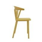 Wood Plastic Chair Plastic Wood Plastic Chair Modern Wood Legs White Plastic Restaurant Dining Coffee Chair