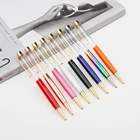 2019 new design creative DIY empty floating ball pen glitter oil pen