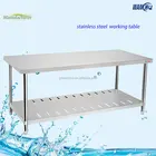 Table Industrial Table Double Layers Kitchen Work Table Industrial Stainless Steel Work Table