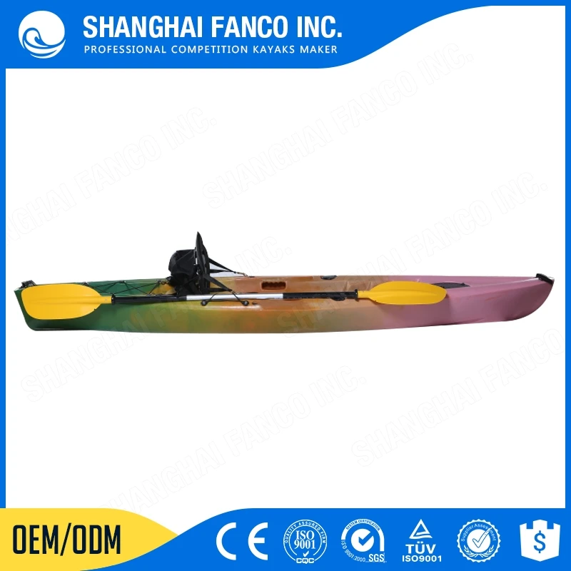 China funnest professional fishing kayak with paddle