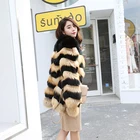 Wholesale Luxurious Fashion Young Sex Girls Winter Red Fox Fur Coat Custom Women Red Fox Fur Coat