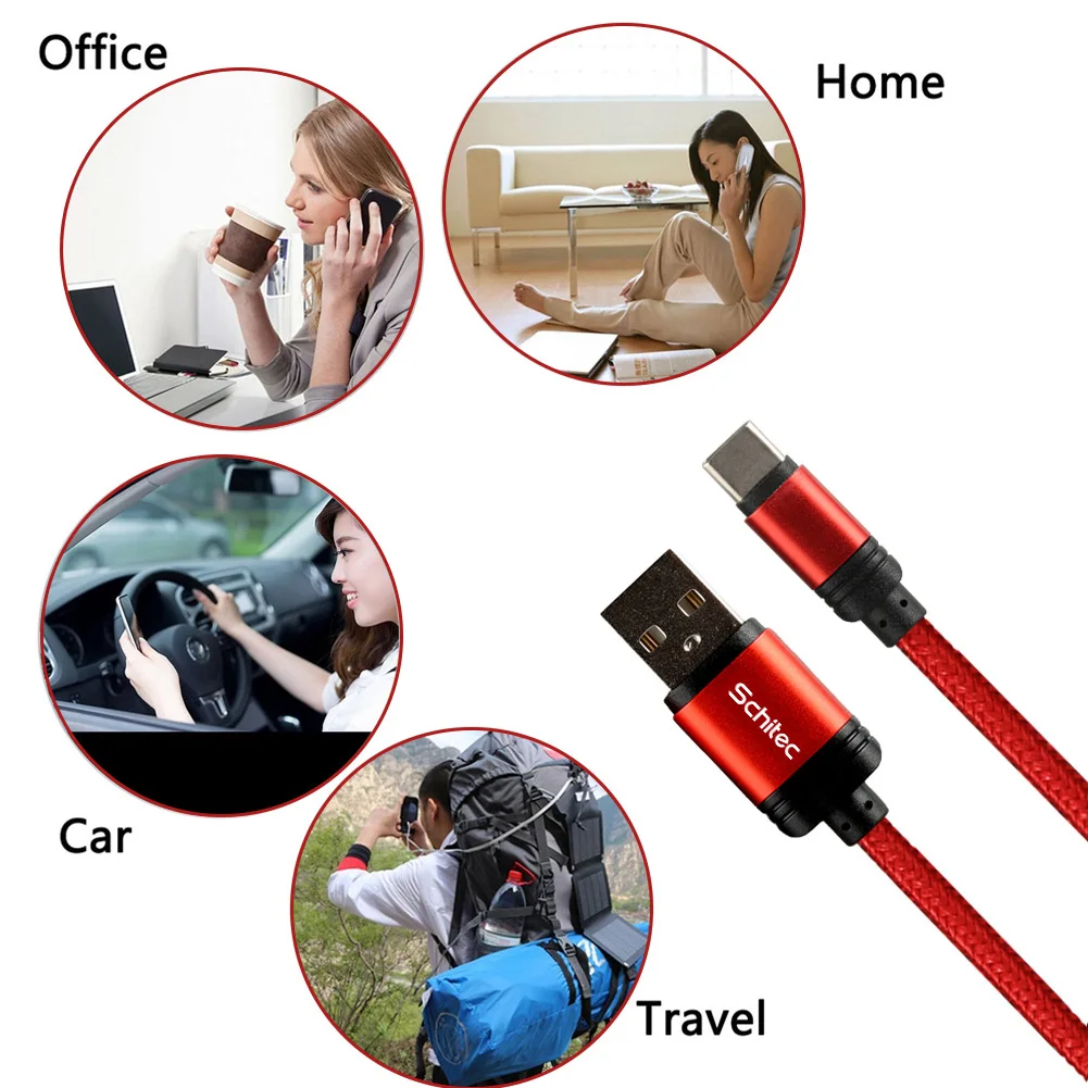 Wholesales Factory nylon braided usb cable charging type c USB cable - ANKUX.COM