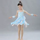 wholesale girls latin dance dress performance ballet lyrical dress stage costume