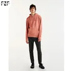 Hoodie Men 2018 Custom Long Sleeve Kangaroo Pocket Basic Hooded Pullover Hoodie