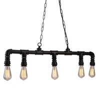 Water Pipe Counterweight Industrial Style Pendant