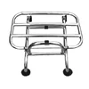 stainless steel silver scooter vespa GTS front luggage rack carrier