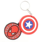 Fashionable classic cheap pvc rubber key ring / custom rubber keyring