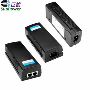 uk/us/au/eu poe switch 50v 1a power supply with passive injector