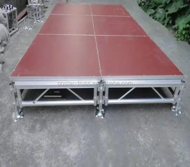 Postar 10 × 10メートル安い木製プラットフォームポータブルステージ用屋外&屋内コンサート-ディスプレイ用トラス問屋・仕入れ・卸・卸売り