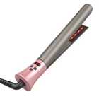 Infrared digital display Hair Straightener 2 in 1 Flat Iron Tourmaline Ceramic coated beauty hair tool