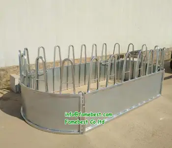 Galvanized Hay Rack Feeder For Cows Sheep Livestock Cattle Yards