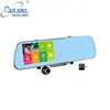 Cheap price 5 inch Touch screen Dual Lens WIFI Android GPS rear view mirror car dash camera
