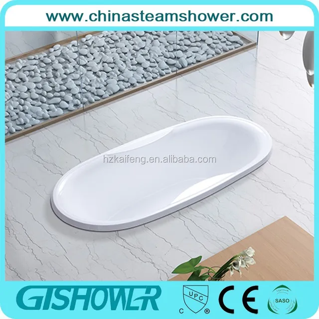 bath room oval drop in tub