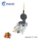 Restaurant Kitchen Equipment Commercial Gas Waffle Maker LPG Stainless Steel Waffle Machine For Wholesale