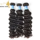 Hot!!! Unprocessed raw hair bundles can be dyed any colors virgin Brazilian cuticle aligned hair
