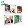 Acrylic picture/photo frame wall hanging printing silicone sticky paper photo frame