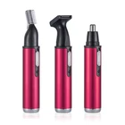 electronic men 3 in 1 ear nose hair epilator hair trimmer corded