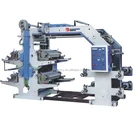 Used High Speed Foil PVC UV Stack BOPP PE Label Paper Plastic Film 2 6 8 4 Colour Flexographic Flexo Printing Machine
