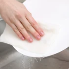 Good quality bamboo fiber kitchen clean dishes wiping cloth rags