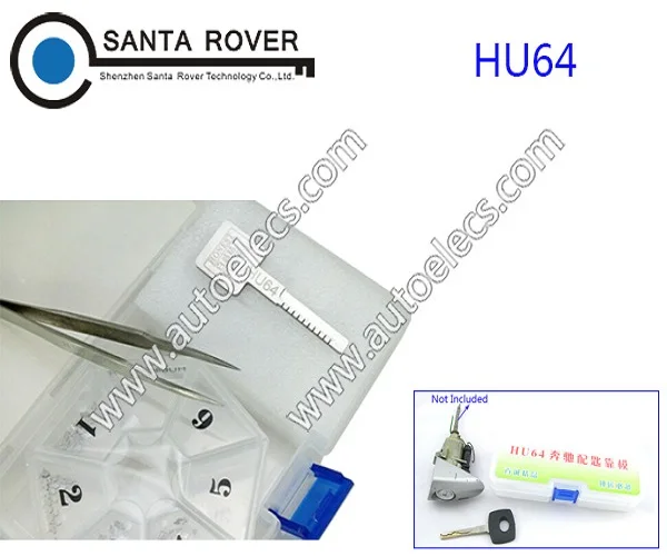 hu64 car key lock pick combination tool for mercedes benz