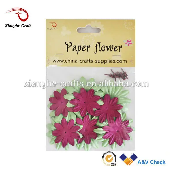 artificial paper flower petals diy scrapbooking mulberry paper