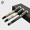 JINHAO Series High Quality New Design Carved Bronze Antique Silver Black Metal Fountain Roller Pen