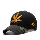 6 Panel Custom Dad Hat Bands Maple Leaf Embroidery Logo Wool Baseball Caps Men