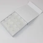 Paper box for chocolate with different compartments for 9,16,25,36,49 truffles