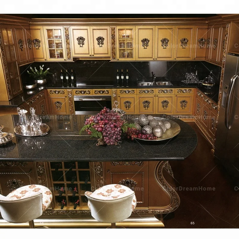 الملكي إيطاليا تصميم الأثاث غرفة المطبخ جزيرة قرص من الرخام للمنضدة مع درج للأثاث الفلل