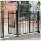 Swing Gate Gates Cheap PVC Coated Galvanized Wire Swing Steel Gate Price Fencing Trellis Gates For House