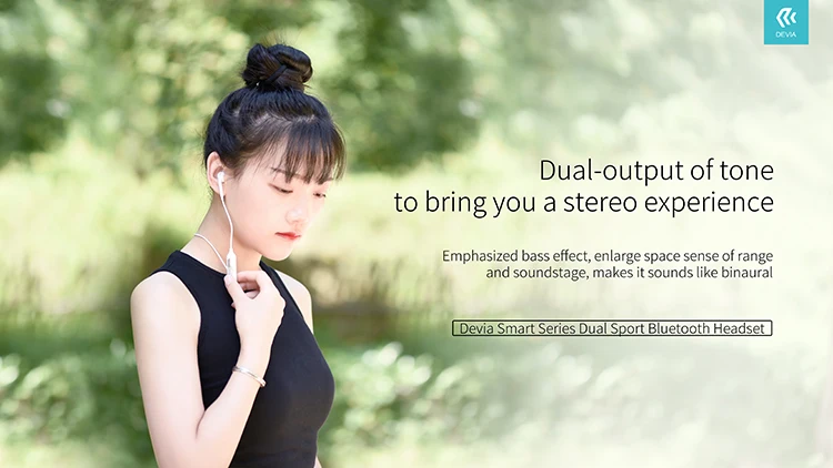 Devia Smart dual headphone sport earphone - ANKUX.COM