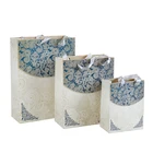 handheld cardboard paper gift bags for fashion clothing wedding jewelry