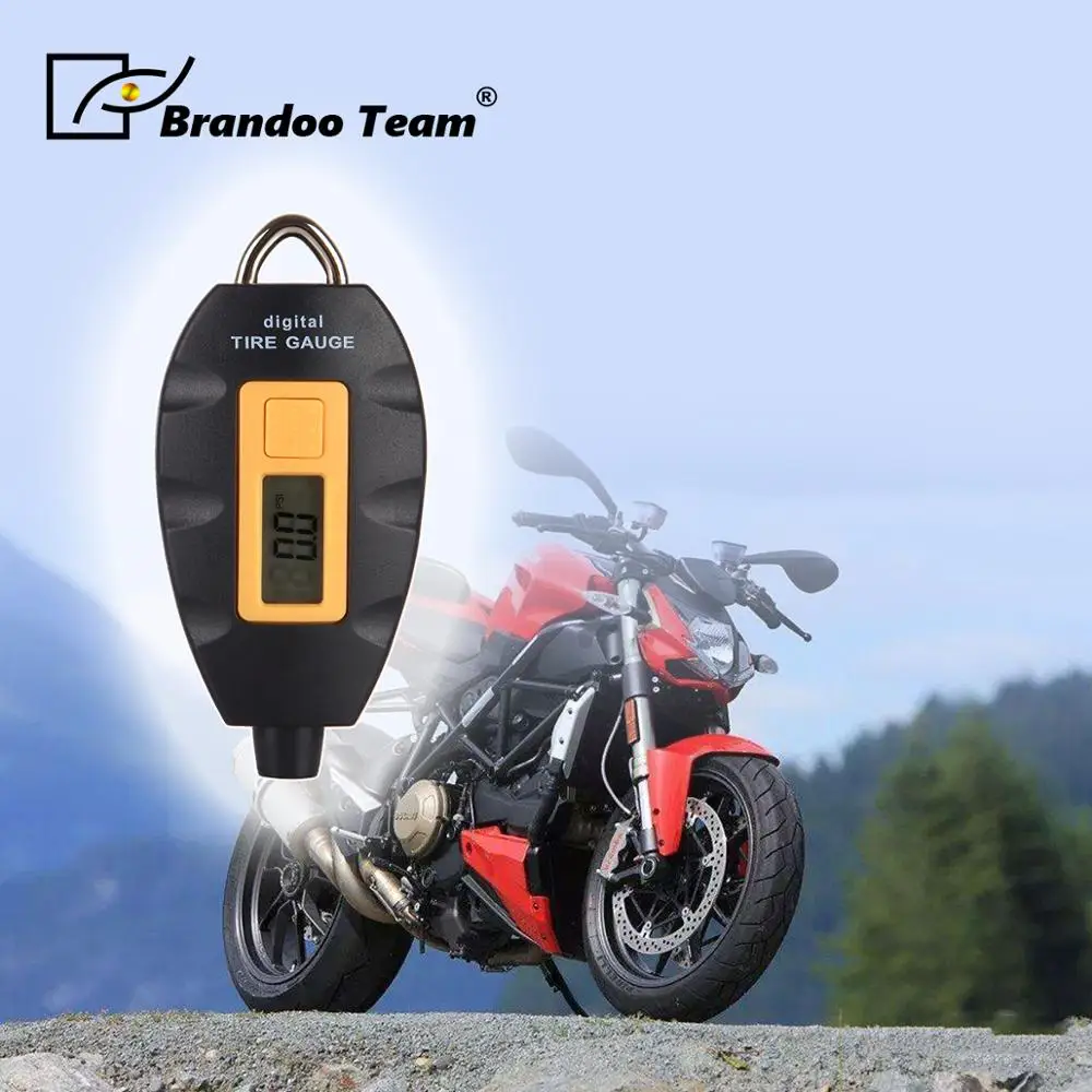 Portatile moto tpms sensore Della Gomma del Pneumatico Calibro per il motociclo e del veicolo della pressione dei pneumatici di misura