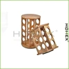 Bamboo Revolving Spice Rack Organizer / Set of 16 Spice Jars / Seasoning Storage Organization /Homex_factory