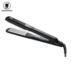 Best selling titanium iron black hair straightener curler crimper all in one for sale EPS806