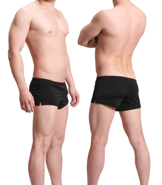 Hot Style Custom Ice Silk Blank Breathable High Elastic Sexy Men Underwear  - China Soft Boxer and Breathable Underwear price