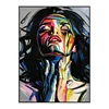 women face palette knife portrait hand painted wall art canvas oil painting cuadros decorativos for home hotels galley