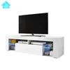 Movable Types Of High Gloss Tv Stand Glass