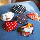 Custom Printed Bandanas For Dogs Pet Bandana Triangle Plaid Bibs Cat Dog Birthday Bandana Scarf Pet Dog Cat Bow Tiess