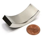 Curved Magnet for Brushless DC Wheel Motor